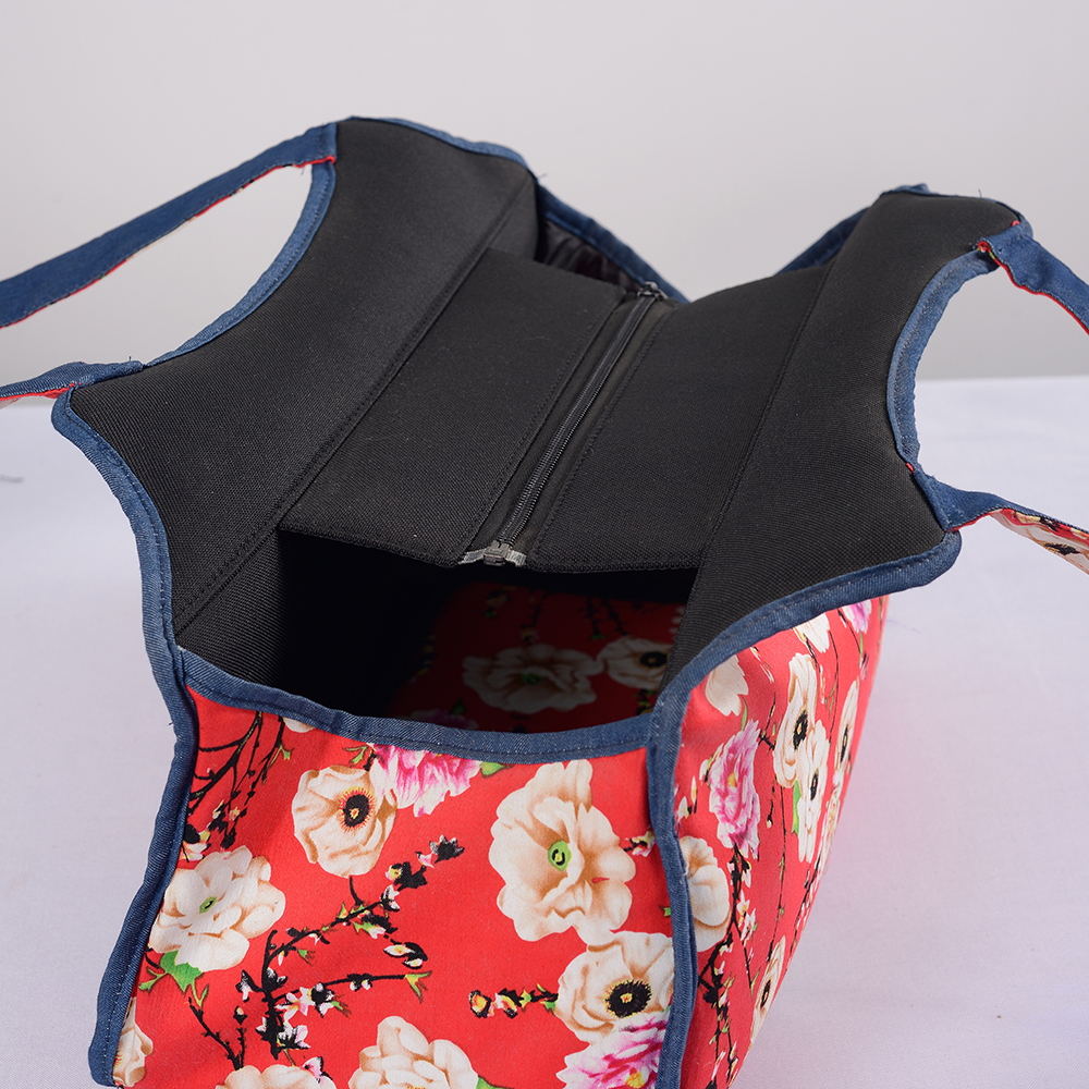 Sac de transport pour animaux de compagnie à motif chinois traditionnel
