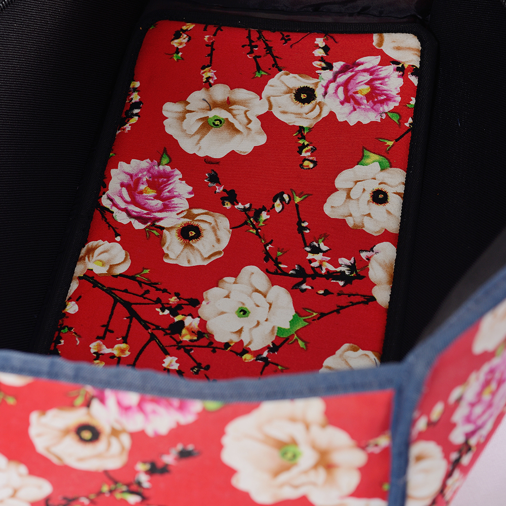 Sac de transport pour animaux de compagnie à motif chinois traditionnel