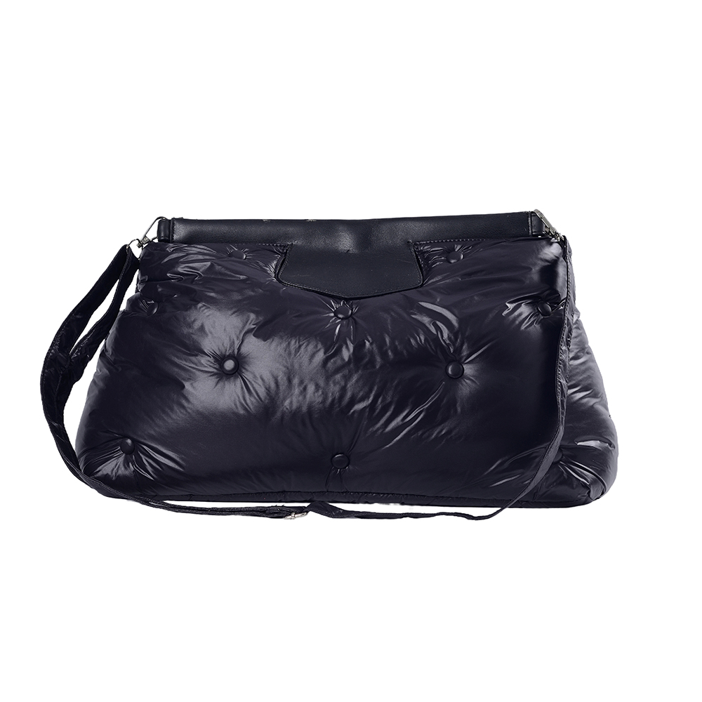 Nouveau sac décontracté à bandoulière gonflé en tissu élégant et en tissu pour femme