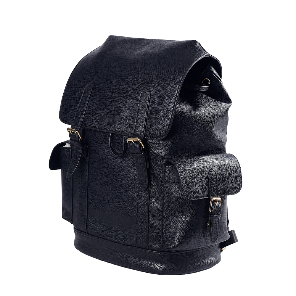 Voyage/déplacements/affaires/école sac à dos en cuir unisexe