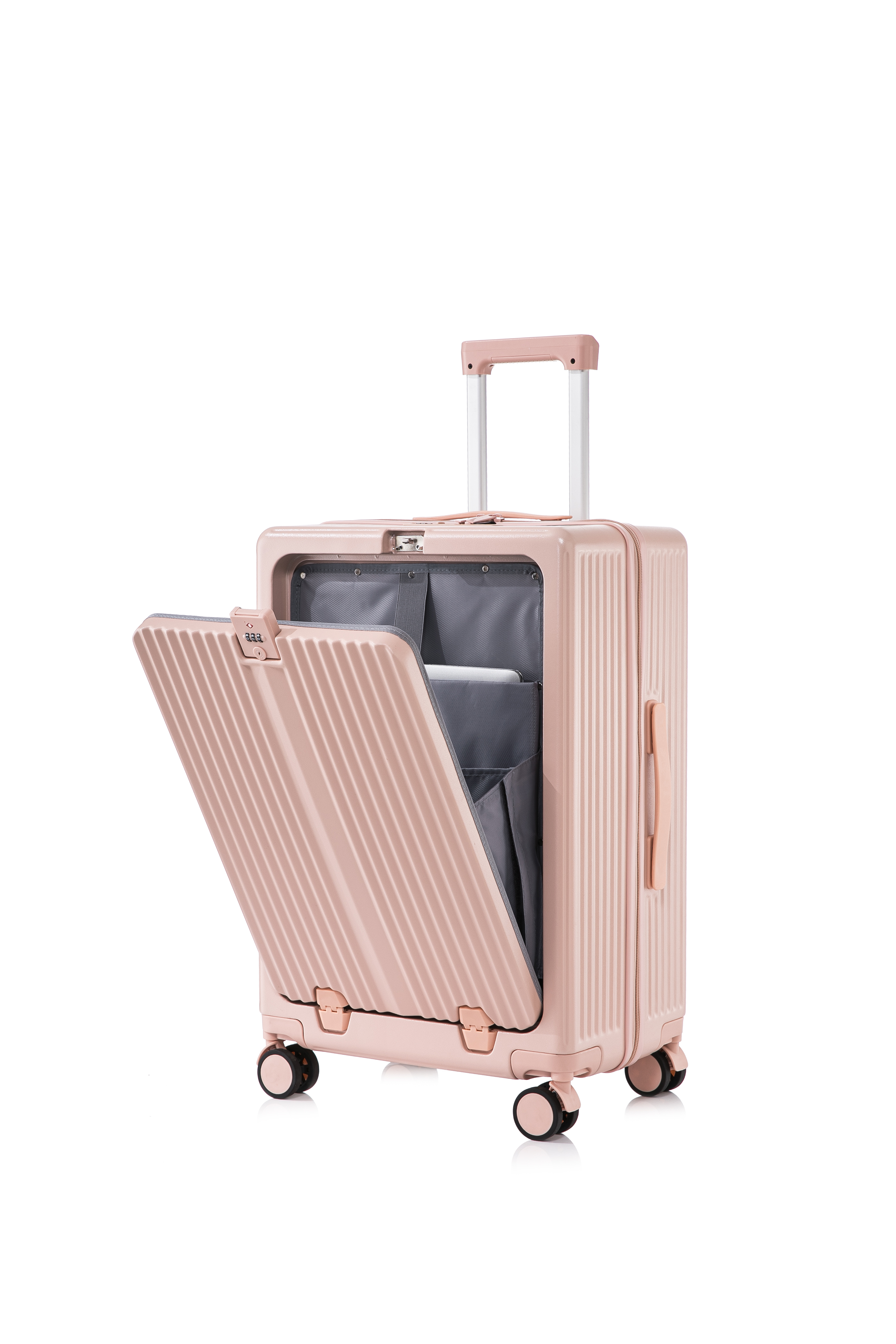 ensembles de bagages avec poche à ouverture frontale