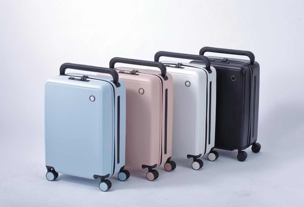 Valise d'embarquement à main pour bagage trolley de 20 pouces de large avec chargeur USB