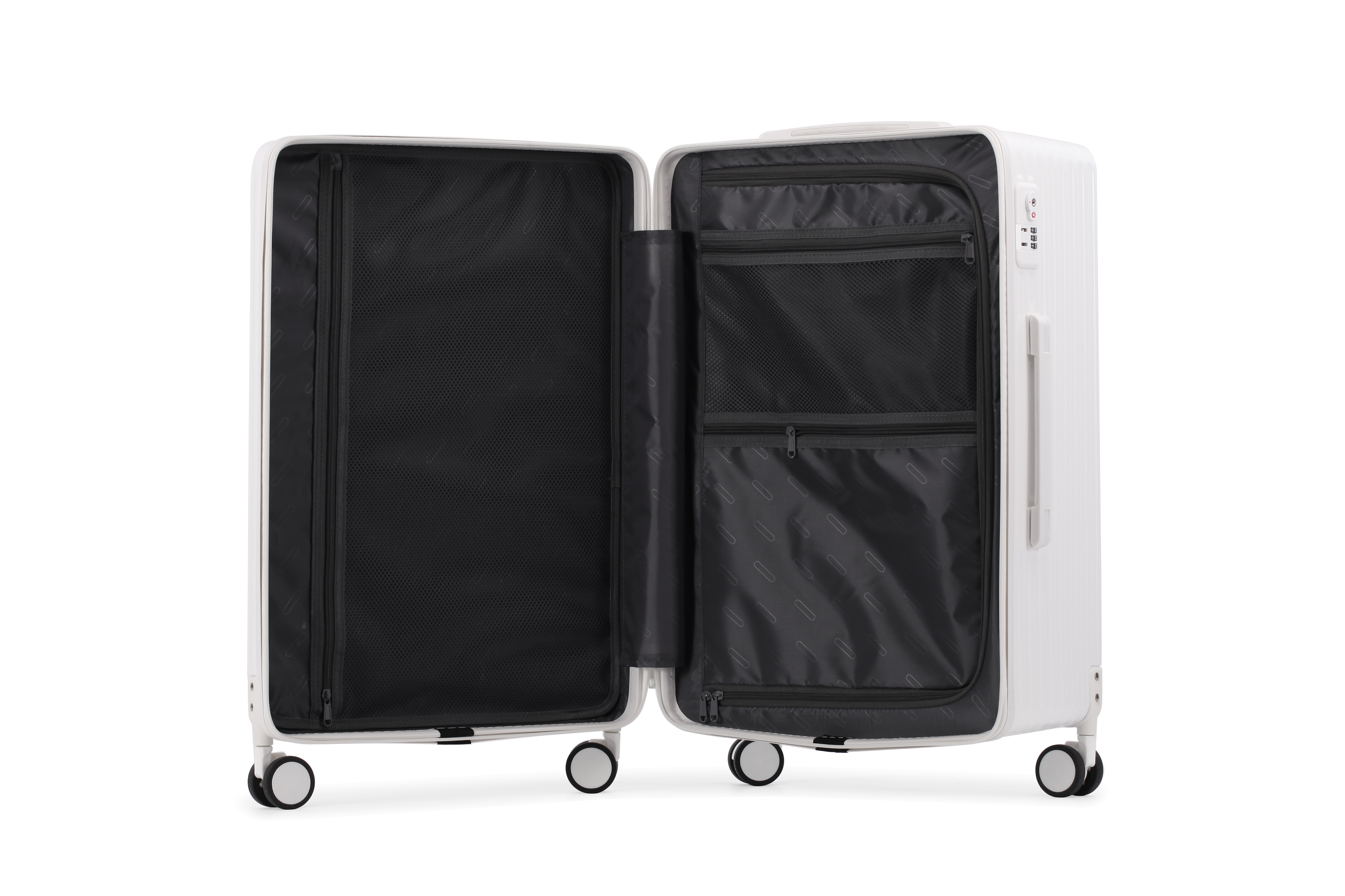 Ensembles de valises à bagages à roulettes, 3 pièces, coque de bagages en PP, vente directe personnalisée en usine