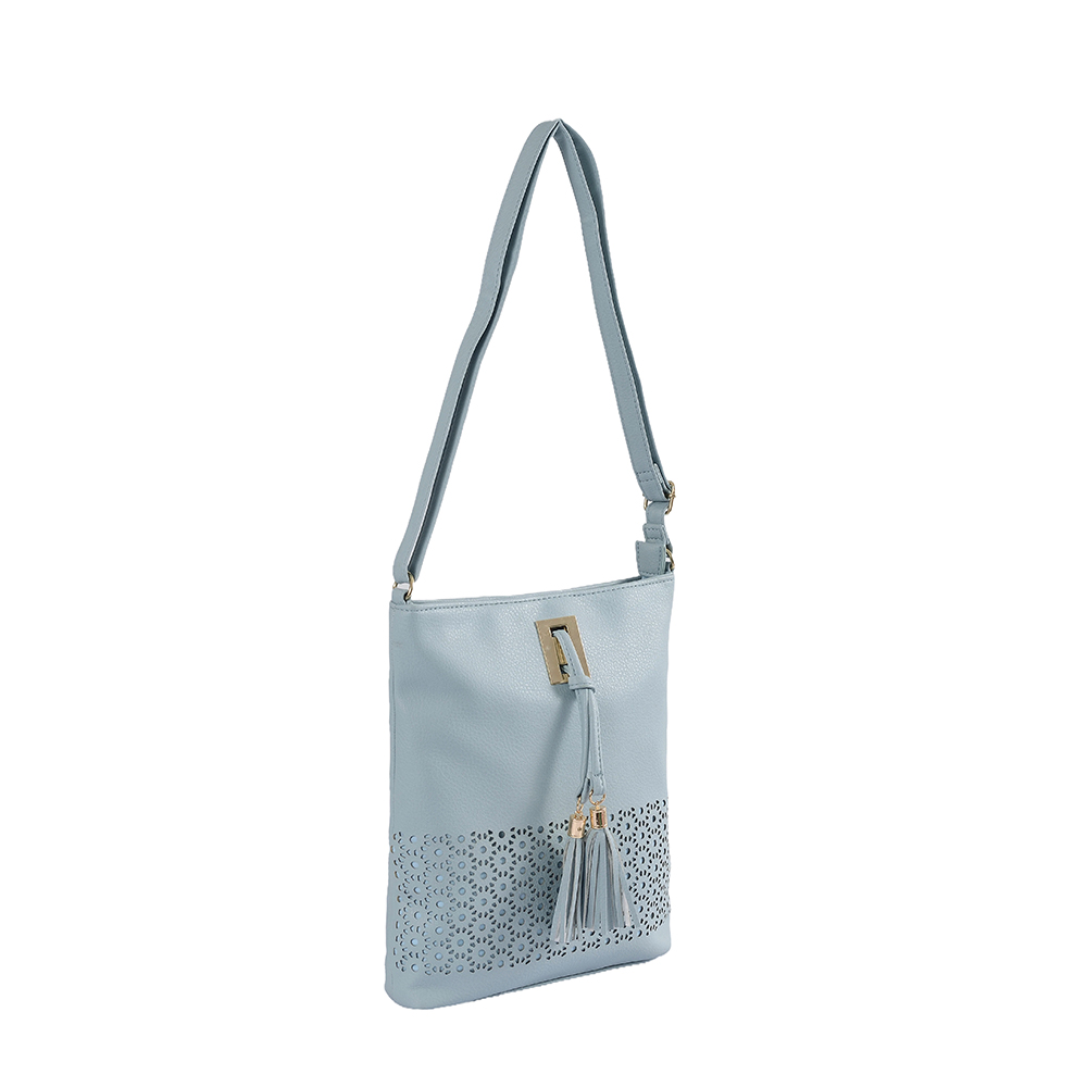 Sac à bandoulière populaire pour femme, couleur claire et sac carré léger
