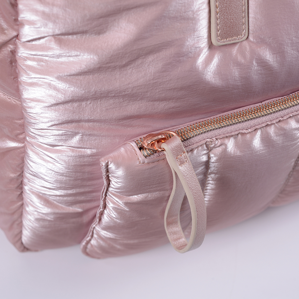 Sac à main en tissu duvet 3 pièces par ensemble, grande capacité pour ordinateur portable et sac à main de petite taille