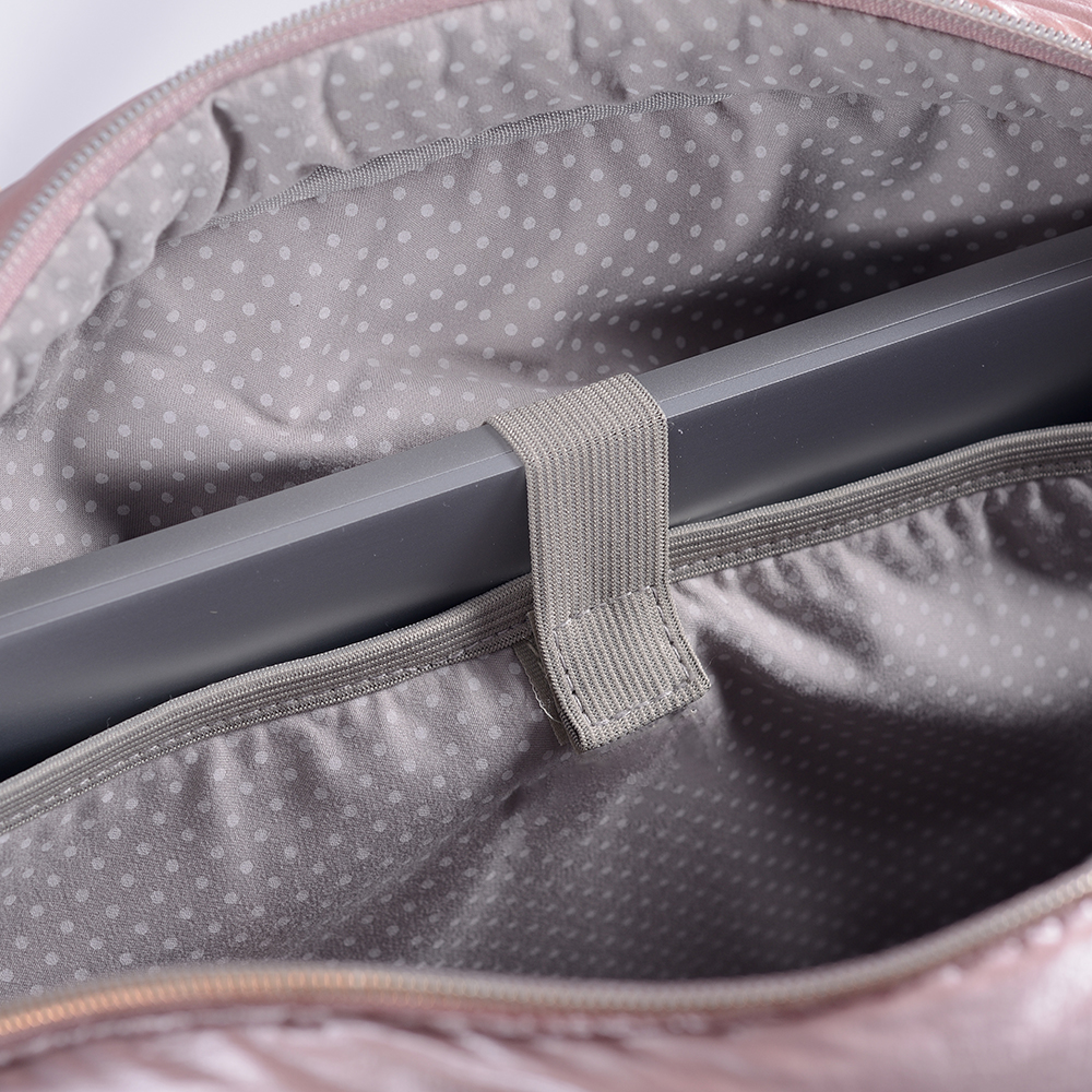 Sac à main en tissu duvet 3 pièces par ensemble, grande capacité pour ordinateur portable et sac à main de petite taille
