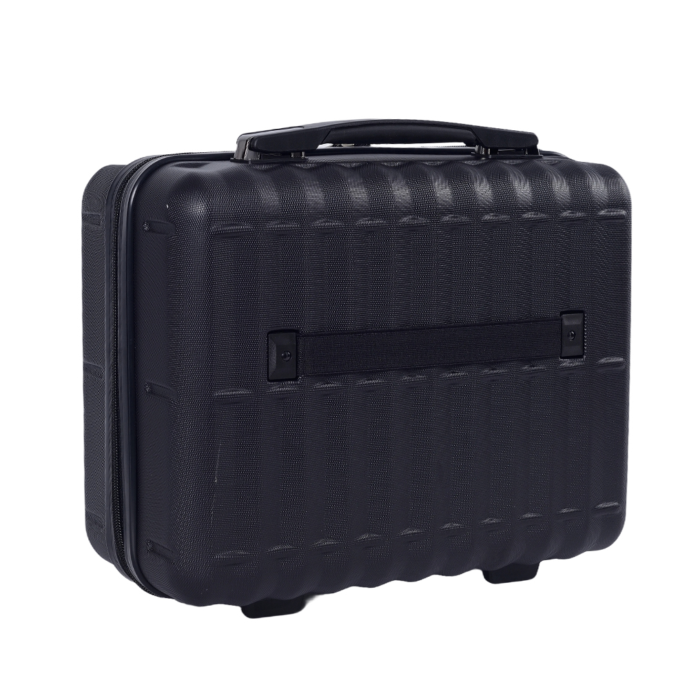 Boîte à cosmétiques rigide en plastique ABS + PC de 14 pouces, étui cadeau léger
