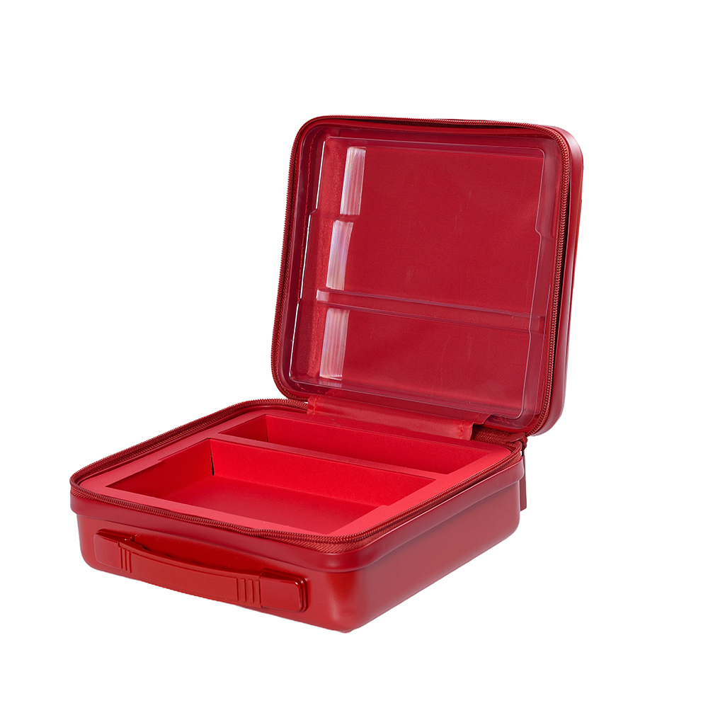 Coffret cadeau multicolore pour PC de marque célèbre, boîte à cosmétiques rigide, étui de maquillage, boîte de rangement design