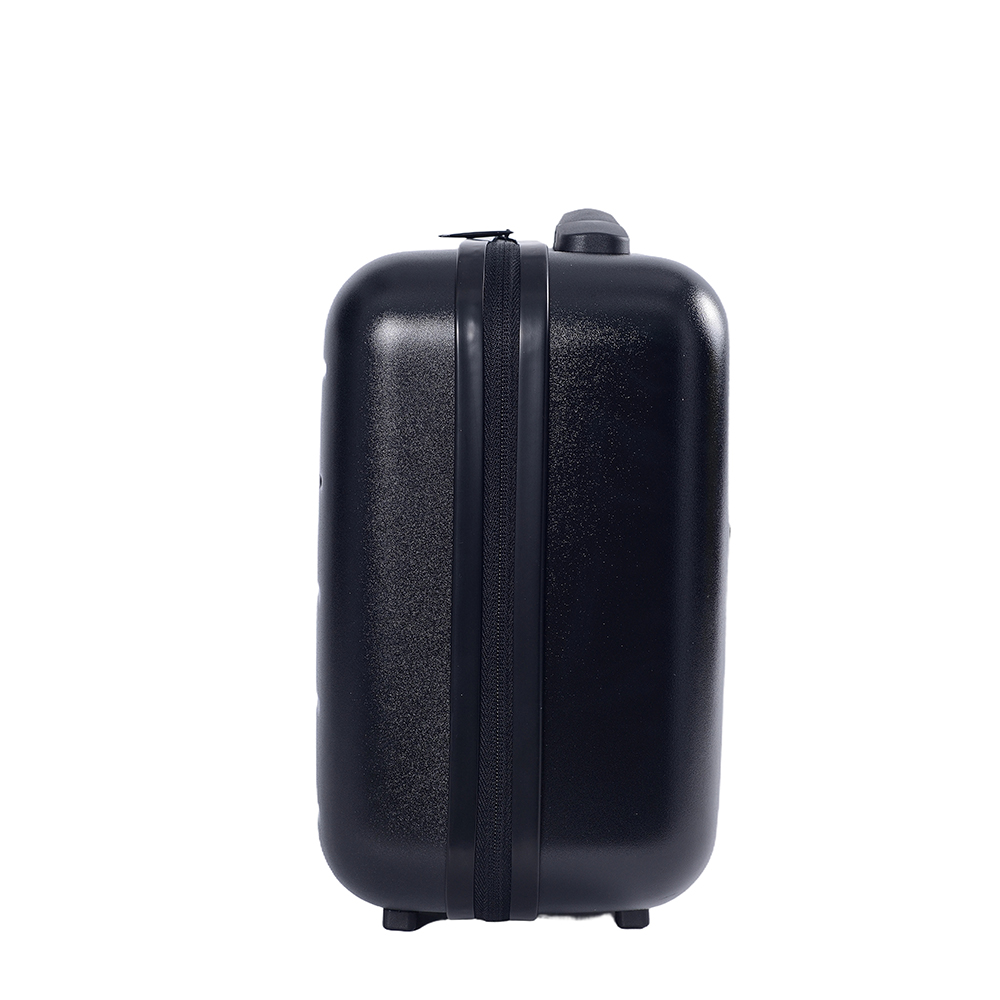 Trousse de maquillage rigide en plastique ABS, couleur/logo personnalisé de 14 pouces