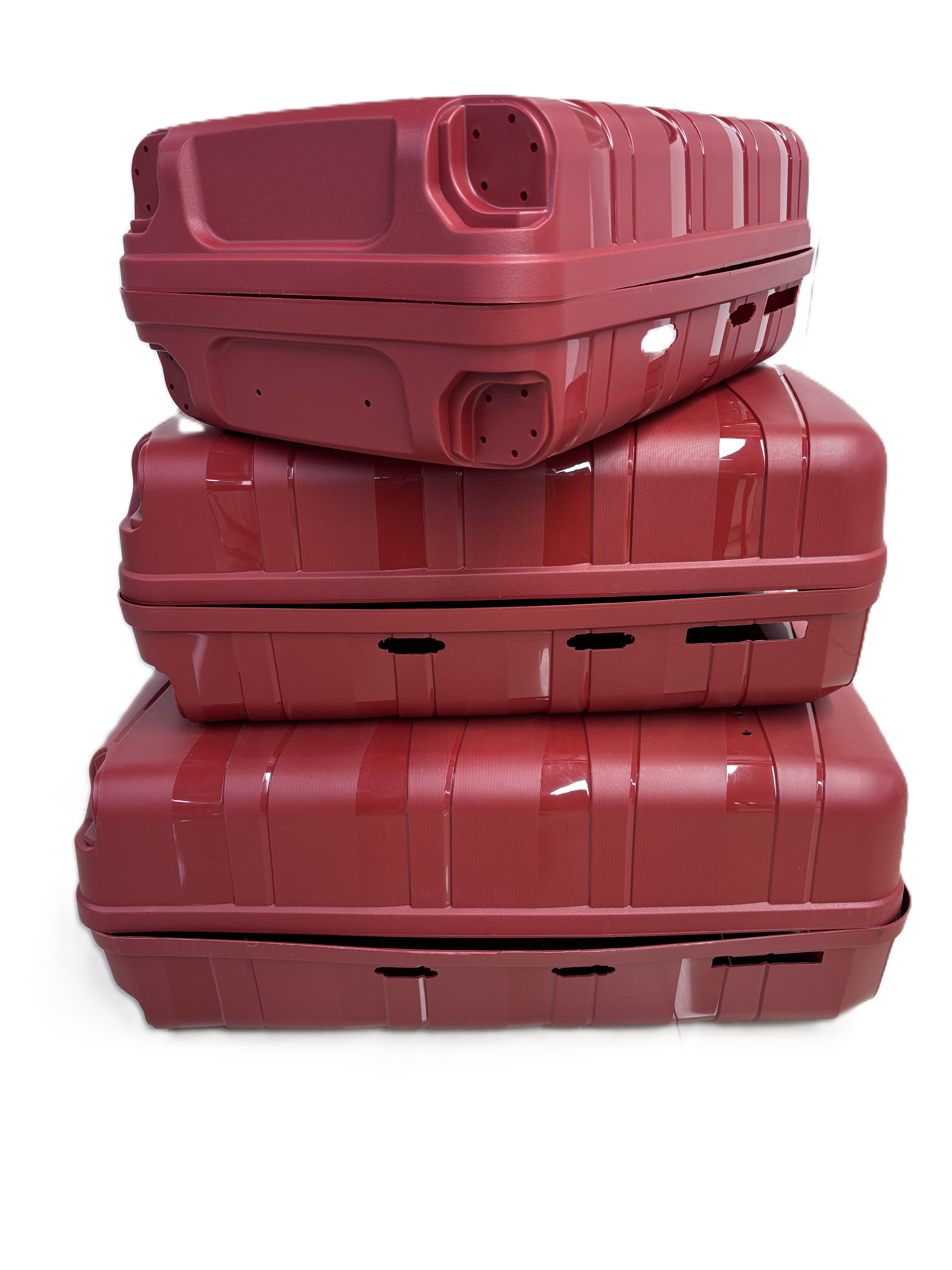 PP bagages produits finis/semi-finis 12 pièces prix bon marché personnalisé en usine