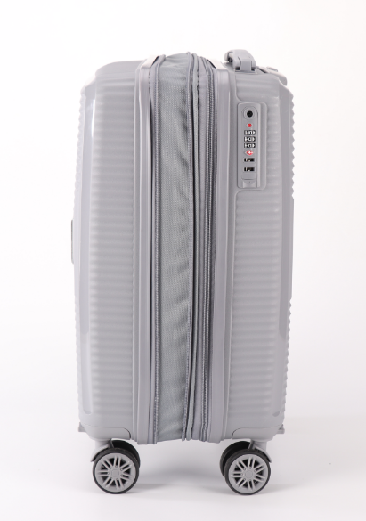 La valise de bagage de 4 PCs place 19 pouces avec la valise latérale dure durable de roues détachables
