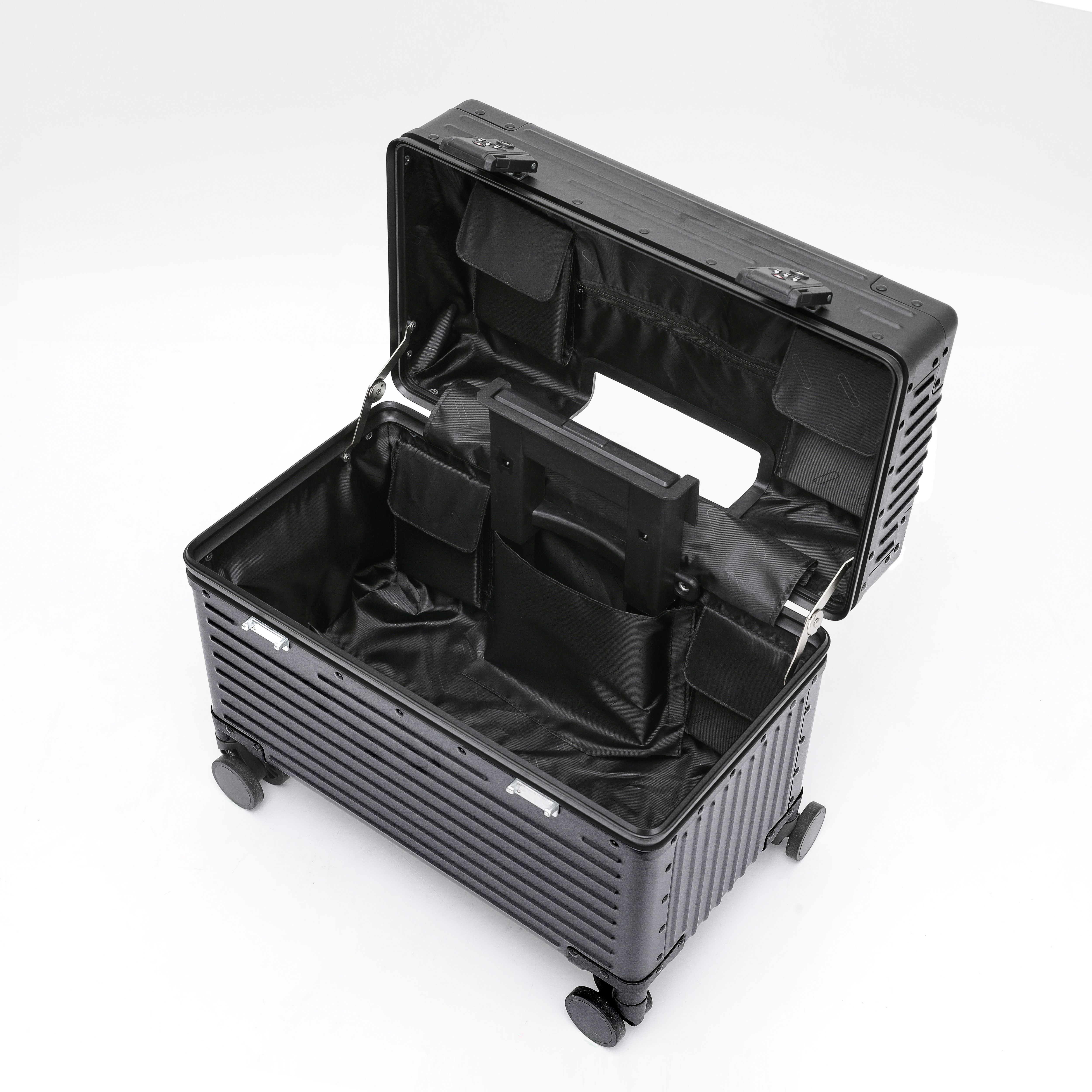 Valise à bagages en aluminium et magnésium, chariot 18