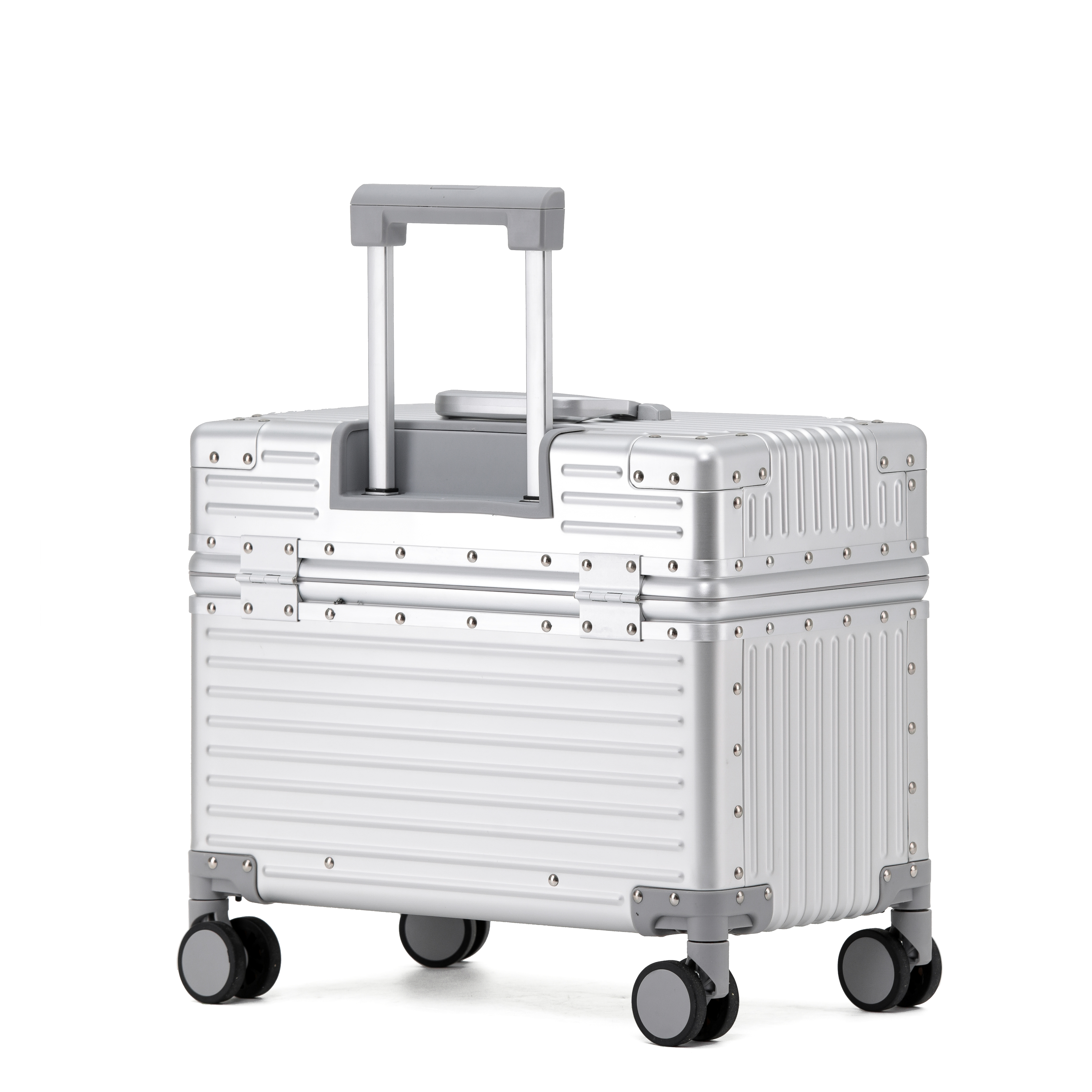 Mode Matel magnésium et aluminium chariot voyage bagages valise multi fonctionnelle poche intérieure