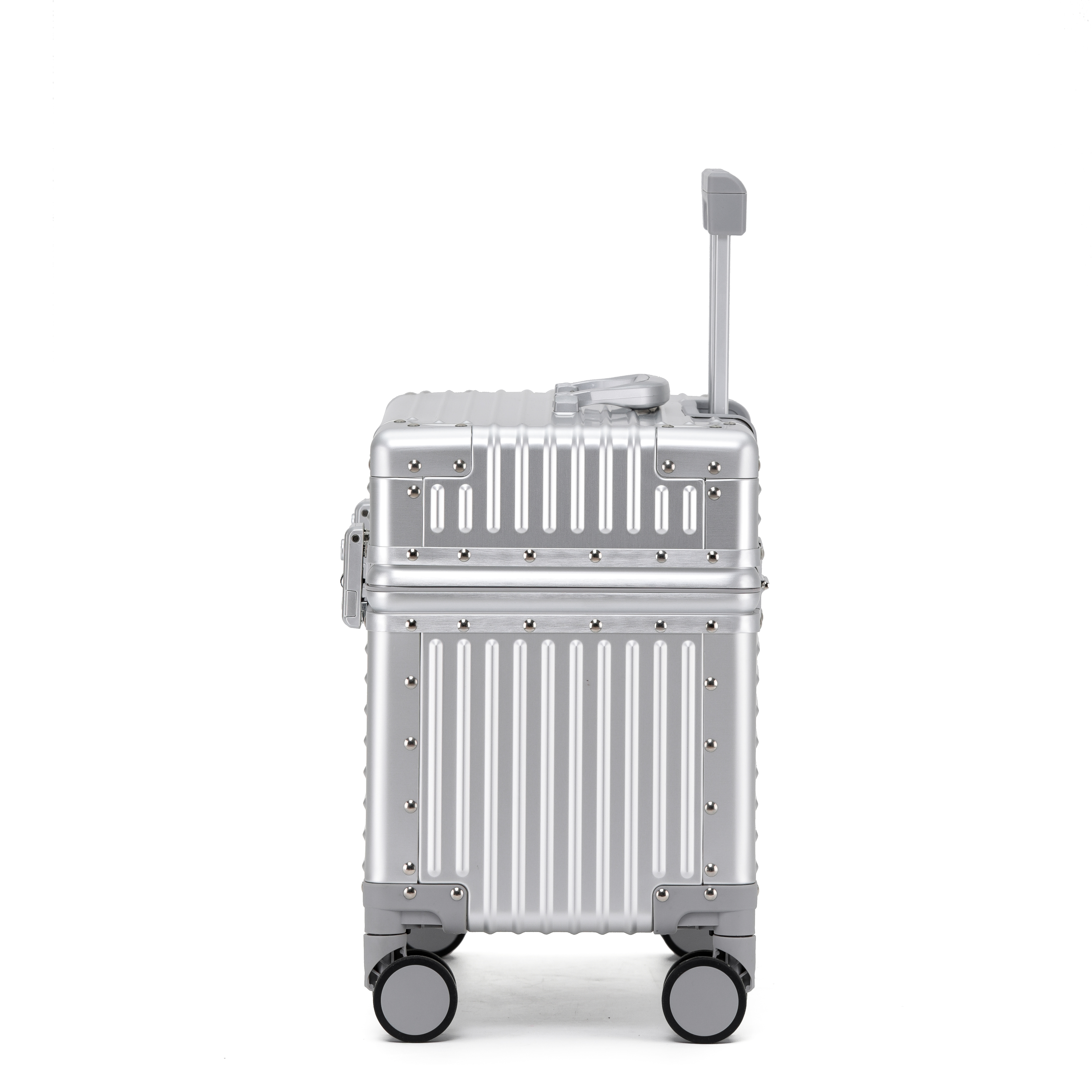 Valise à bagages en métal de haute qualité, approbation d'air de 18/20 pouces, personnalisée en usine