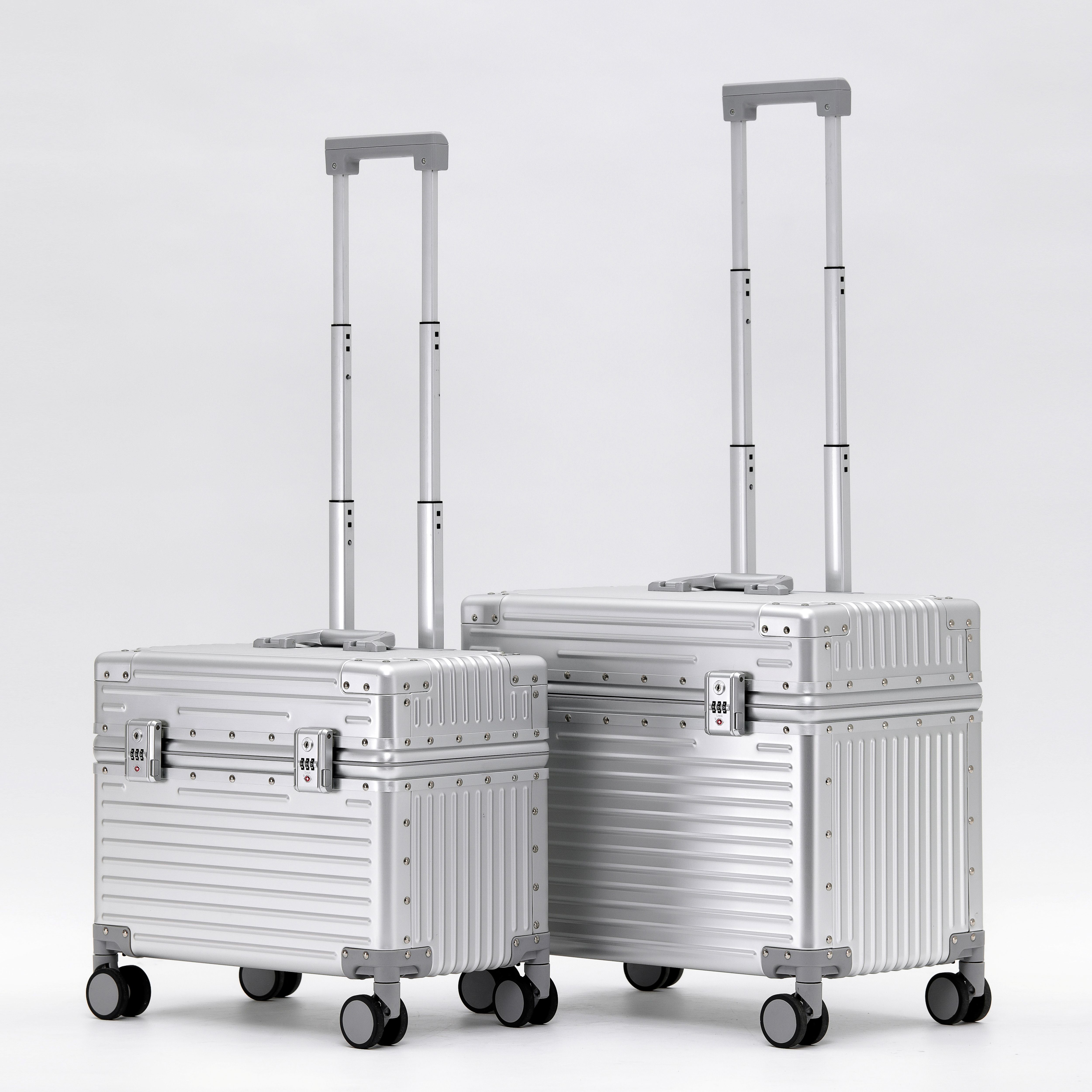Mode Matel magnésium et aluminium chariot voyage bagages valise multi fonctionnelle poche intérieure