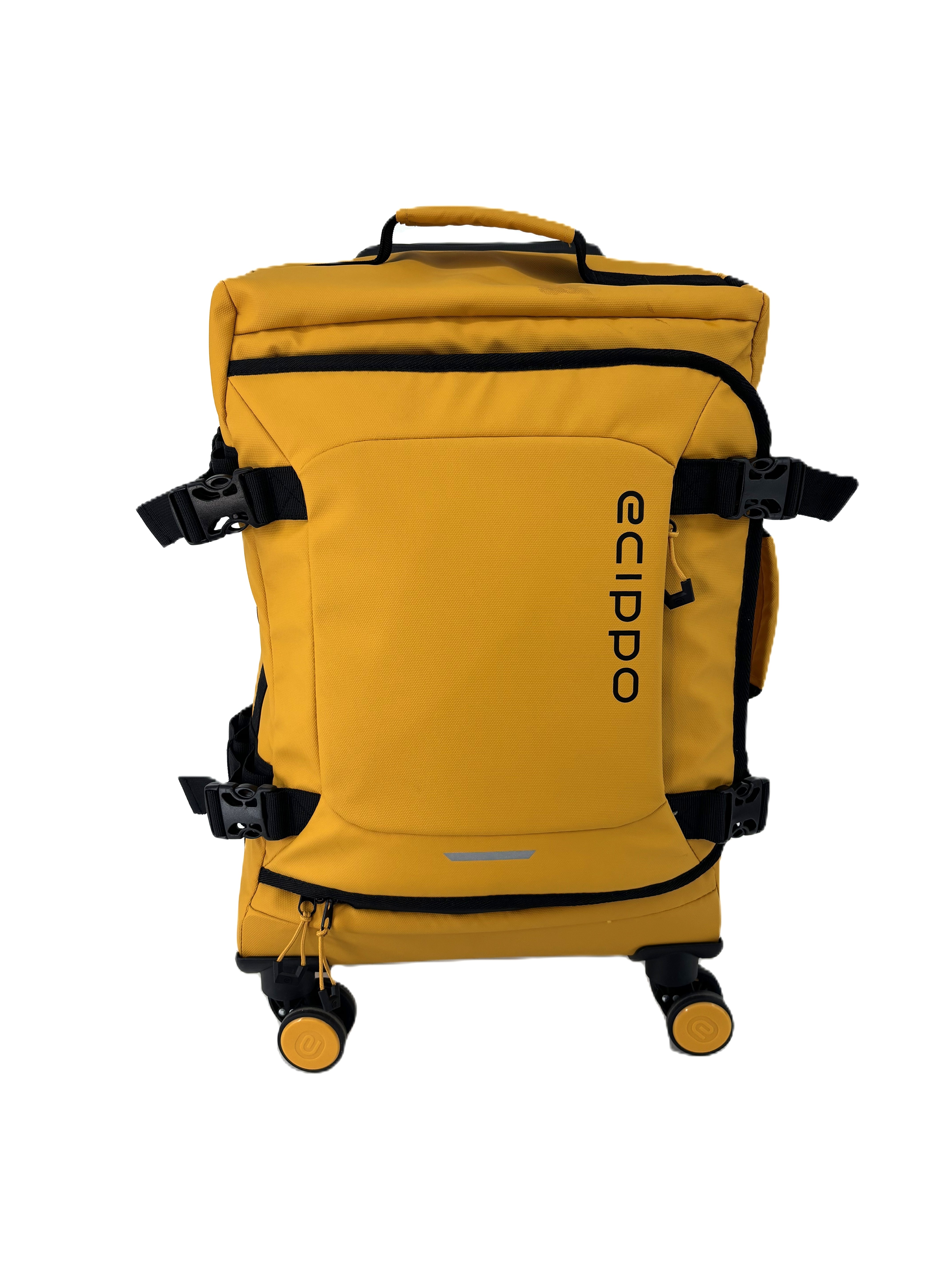 Voyageur voyageant oxford trolley bagages valise coque souple embarquement
