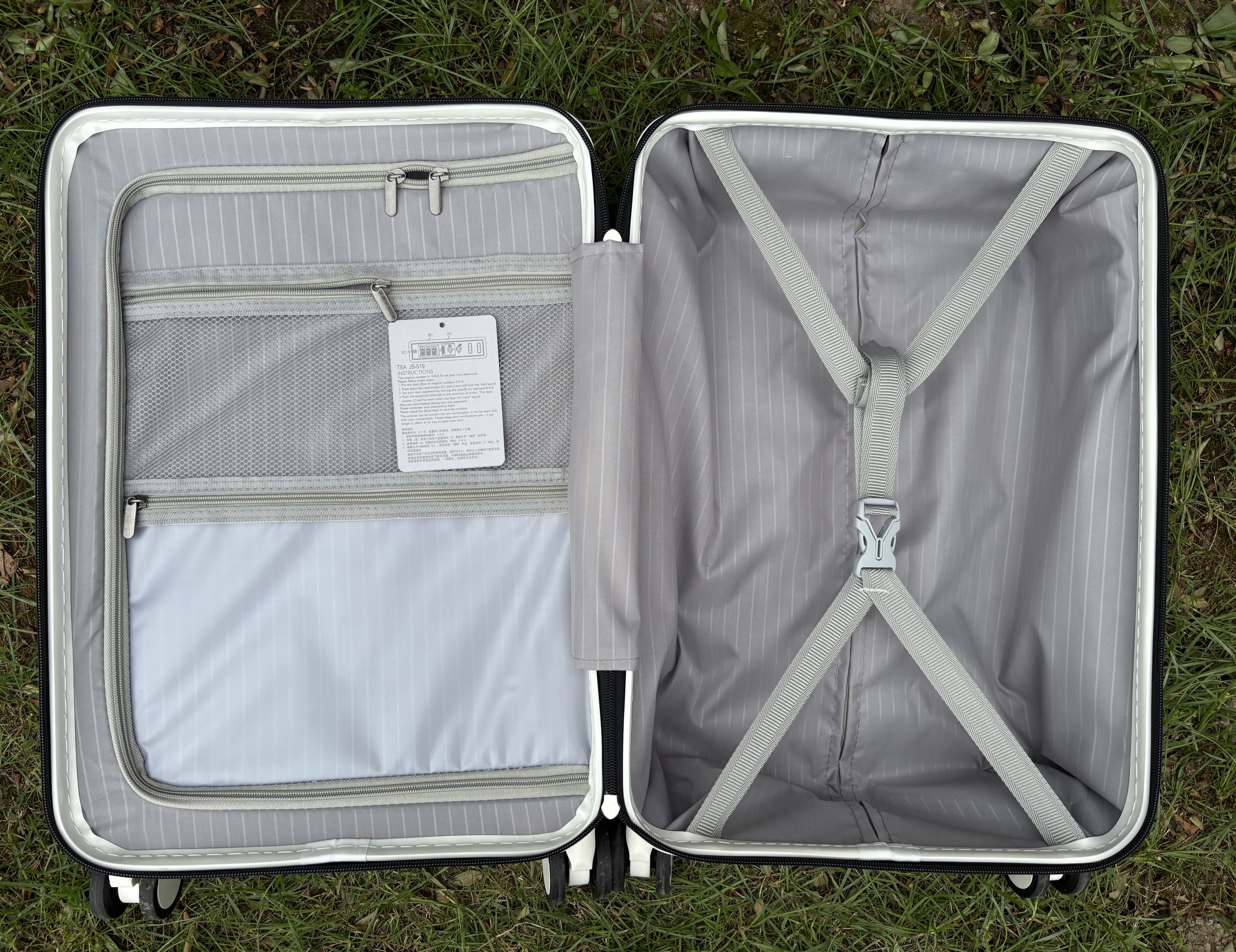 La valise large populaire de bagage de chariot PP place 3 pièces 20